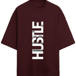 Hustle Mode Terry Oversized Tee – Grind in Style